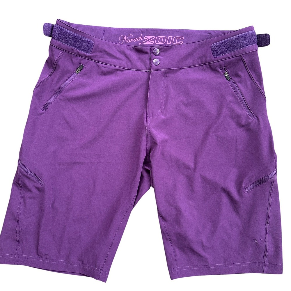 Zoic Navaeh Mountain Bike Shorts Womens XL Purple Excellent MTB Trail Cycling